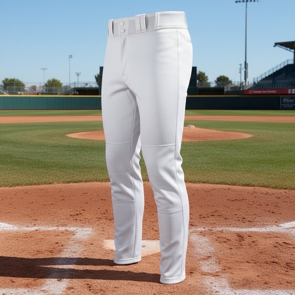 NWT Easton Rival Plus Mens Small  Open Bottom Baseball Pants A167146 White
